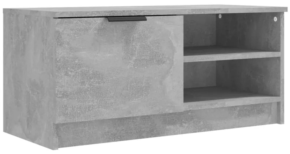 Móveis de TV 2pcs 80x35x36,5cm madeira processada cinza cimento