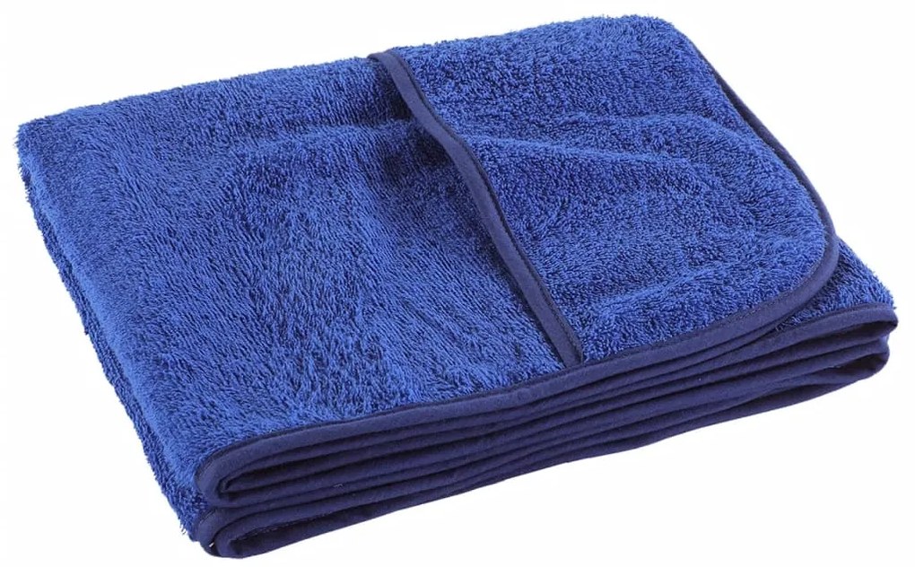 Toalhas de praia 2 pcs 75x200 cm tecido 400 GSM azul real