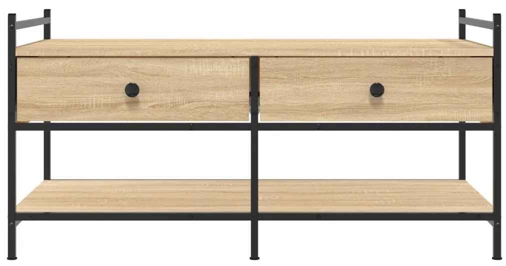 Mesa de centro 99x50x50 derivados de madeira carvalho sonoma