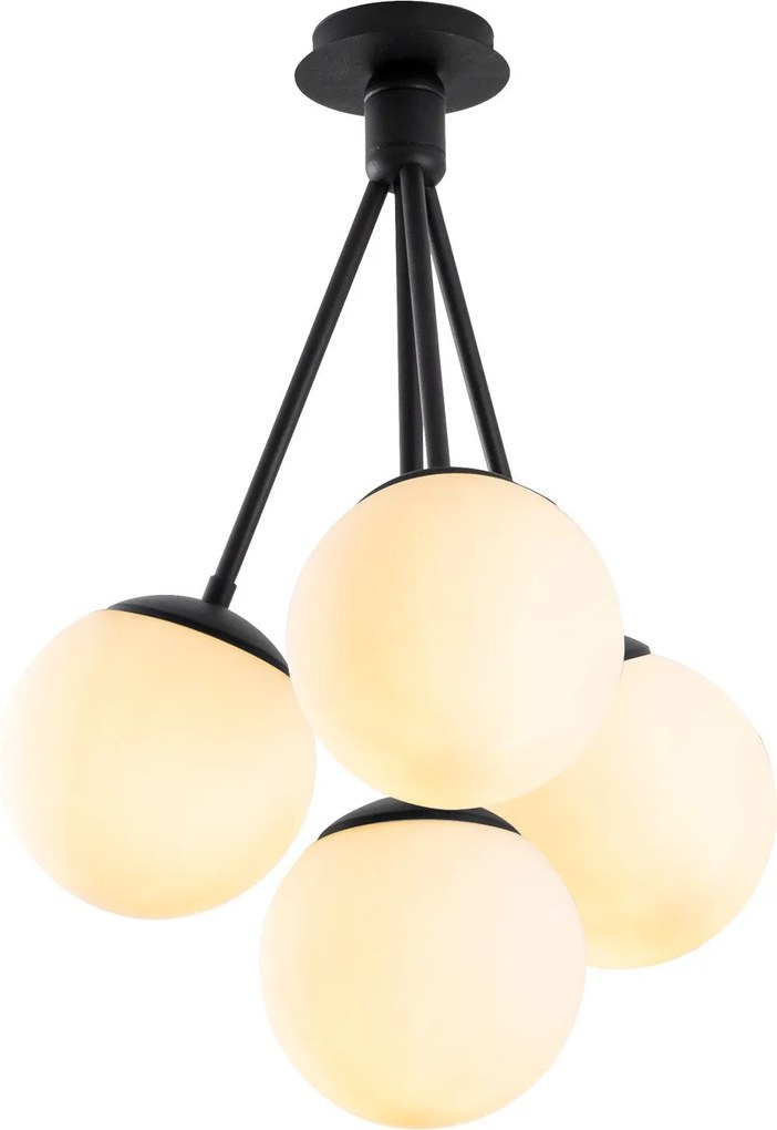 Candeeiro de Teto Mudoni – Preto – 57 cm x 66 cm