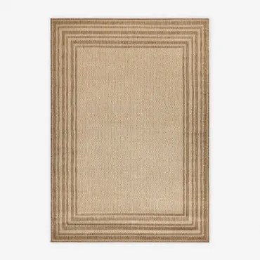 Alfombra Retangular De Exterior Em Polipropileno Deidra Cores Naturais & 160 X 230 Cm - Sklum