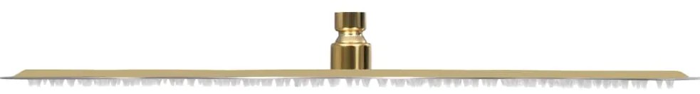 Cabeça de chuveiro redonda 50 cm aço inoxidável dourado