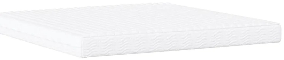 Cama com colchão 200x200 cm couro artificial cappuccino