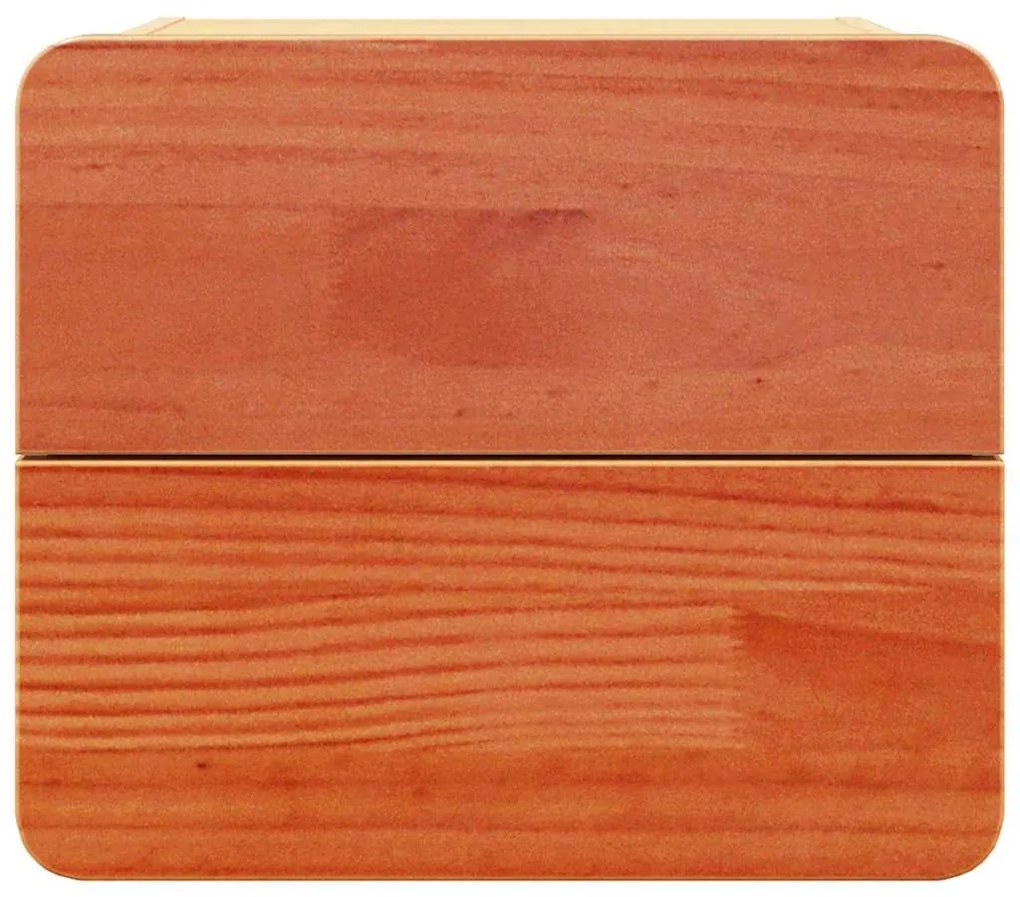 Mesa-de-cabeceira com gaveta 2 pcs Castanho 39 x 34 x 33 cm