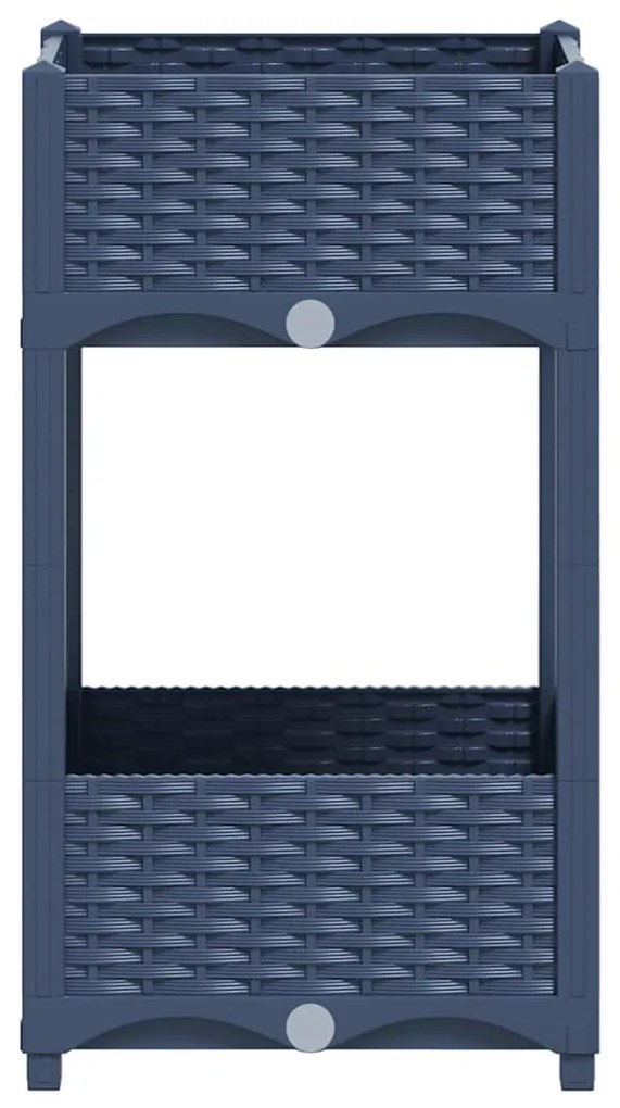 Canteiro elevado 80x40x71 cm polipropileno