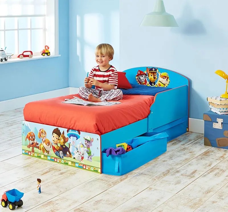 Cama Patrulha Pata + Colchão e almofada 140 x 70 cm