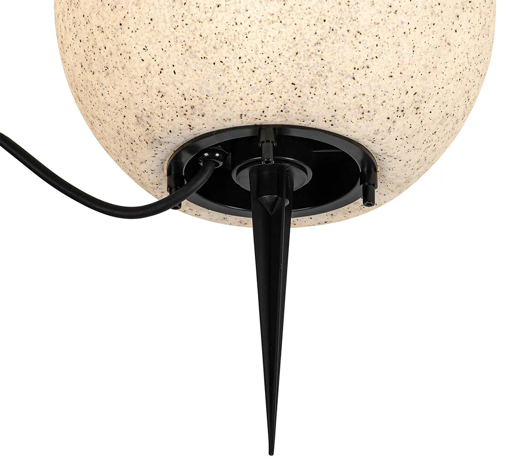 Candeeiro de exterior moderno cinzento 25 cm IP65 - Nura Moderno