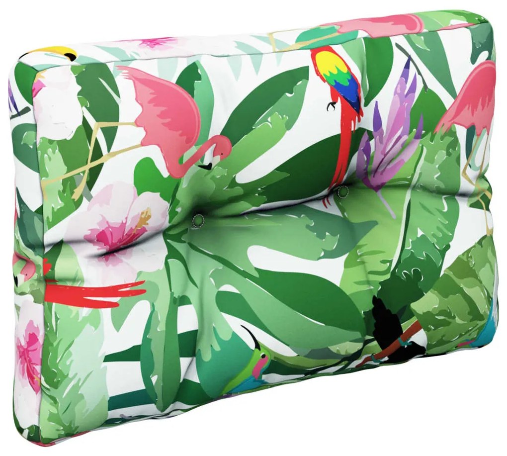 Almofadões para móveis de paletes 2 pcs tecido multicolor