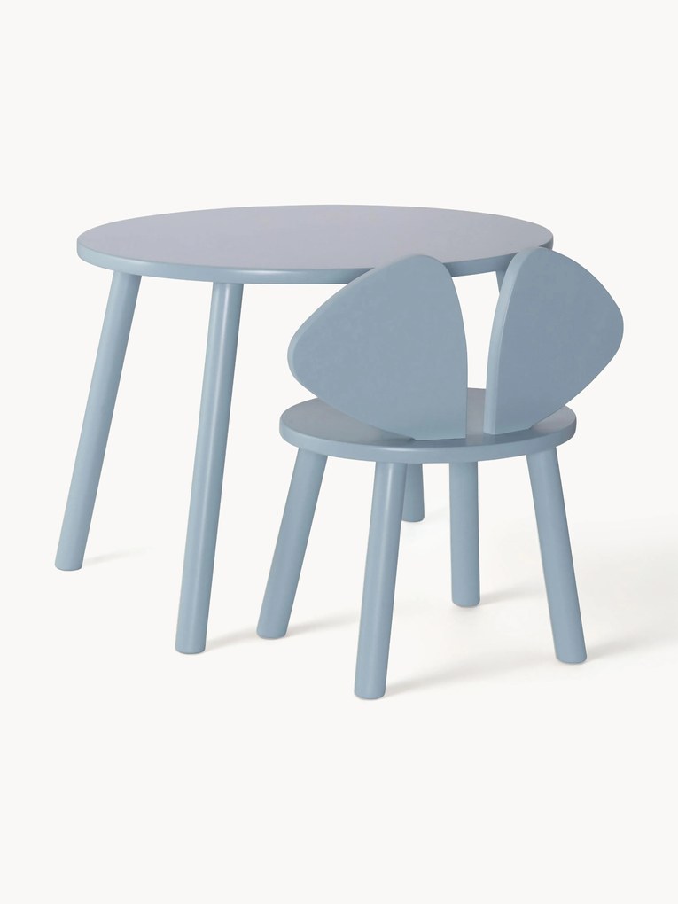 Mesa e cadeira para crianças Mouse, conjunto de 2