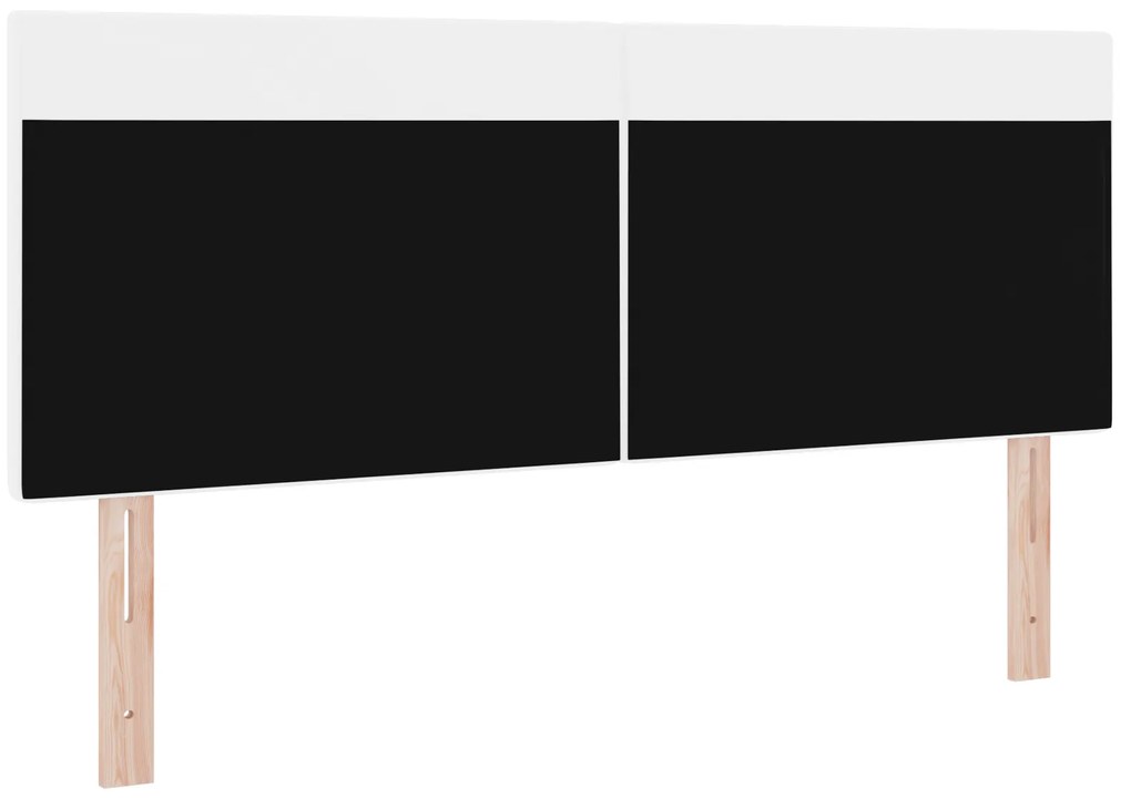 Cabeceira vidaXL Design Simples Branco Puro 160 cm em Couro Sintético