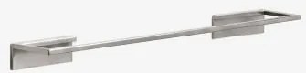 Toalheiro Adesivo De Parede Com Barra 45 Cm Para Casa De Banho Em Aço Inoxidável Jalter Cinzento Escovado - Sklum