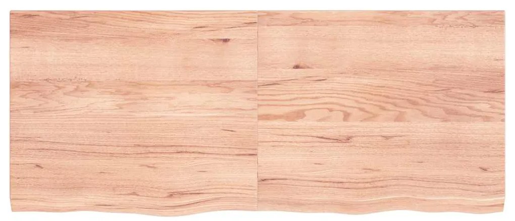 Prateleira de parede 120x50x(2-4) cm carvalho tratado castanho