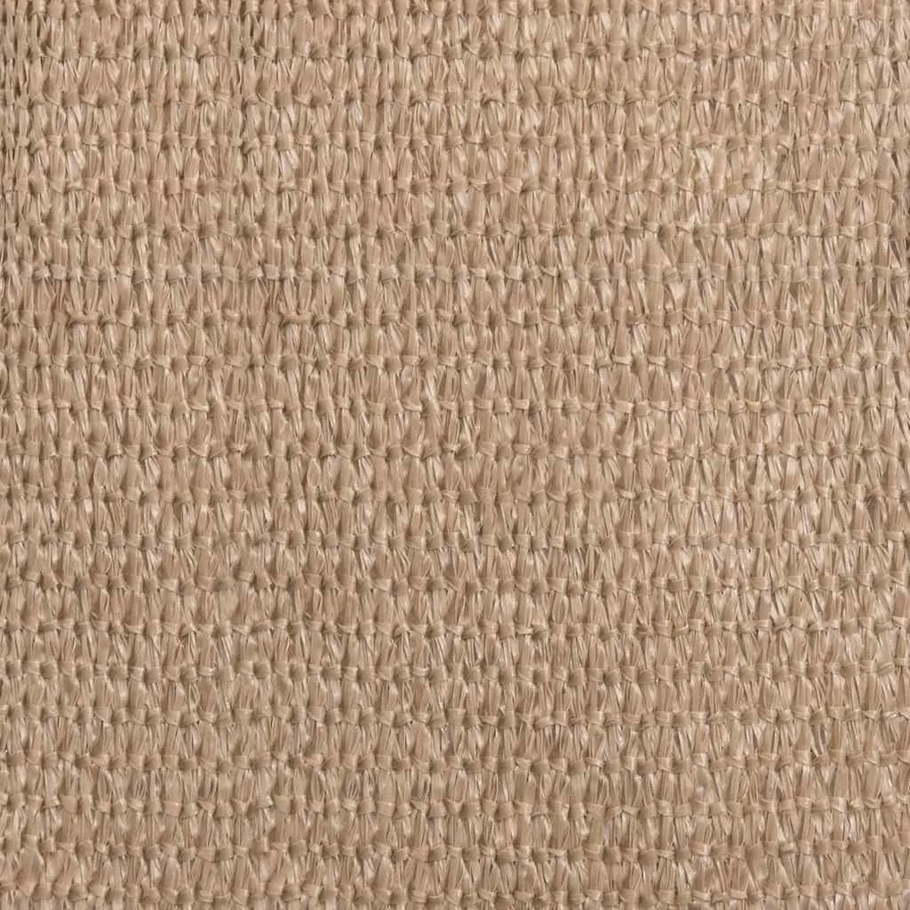 Para-sol estilo vela 160 g/m² 3x4,5 m PEAD cinzento-acastanhado