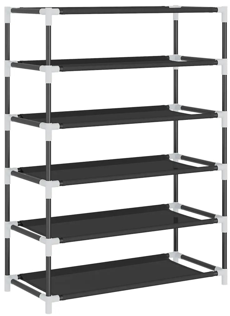 Sapateira 60x28x90 cm tecido preto