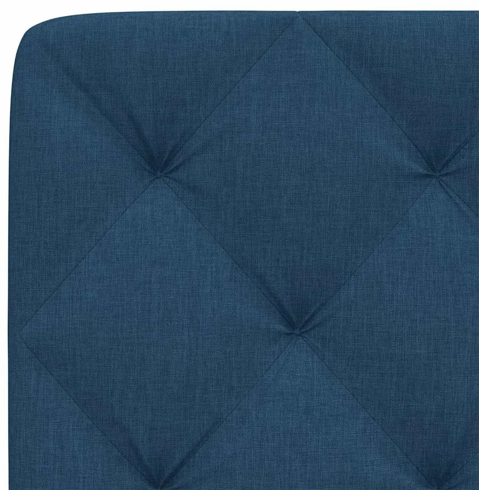 Almofadão de cabeceira 90 cm tecido azul