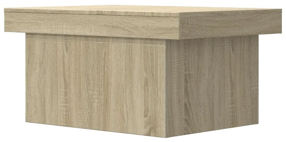 Mesa de centro 80x55x40 derivados de madeira carvalho sonoma