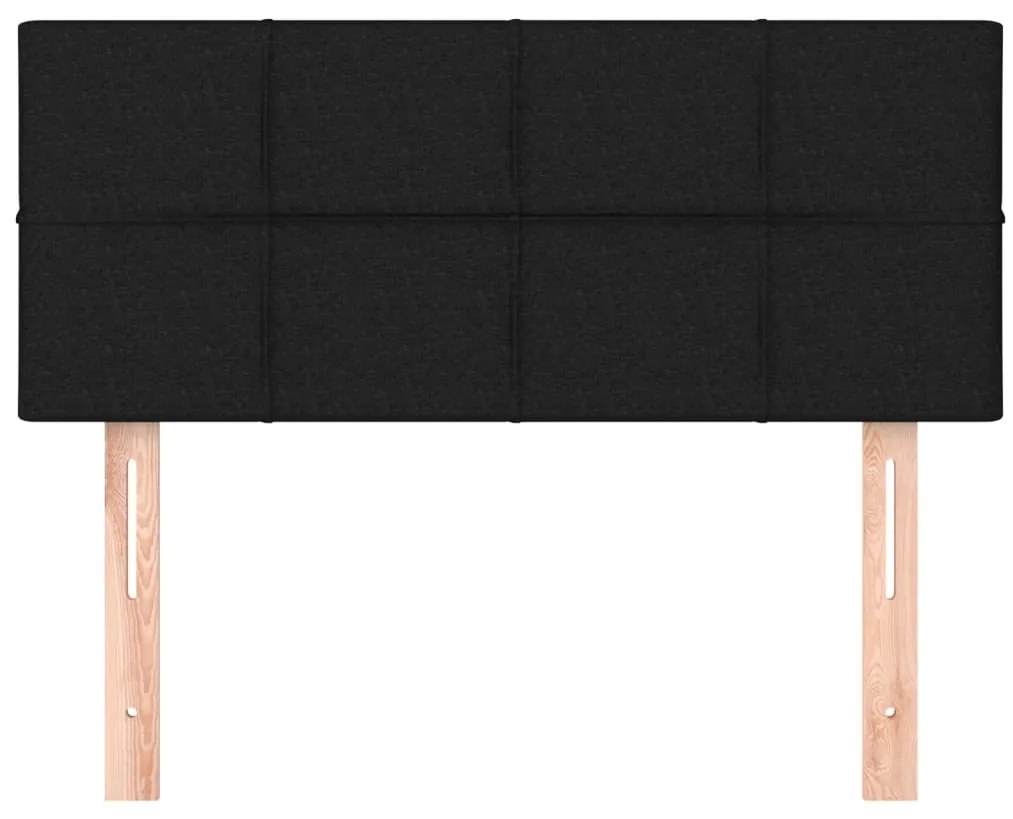 Cabeceira de cama tecido 80x5x78/88 cm preto