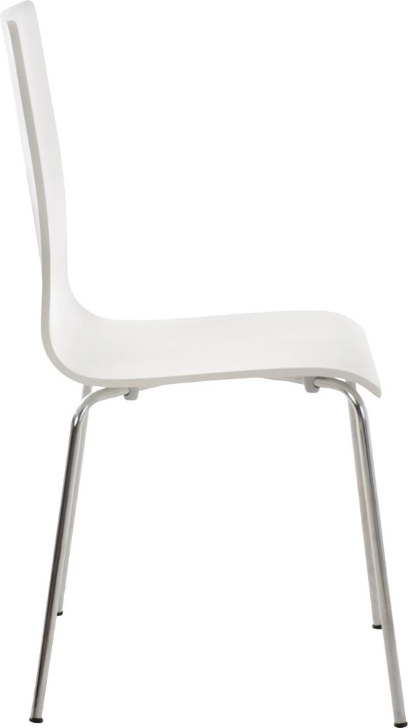 Conjunto de 2 cadeiras de cozinha e sala de jantar Pepe 43 x 87 x 47 cm Branco