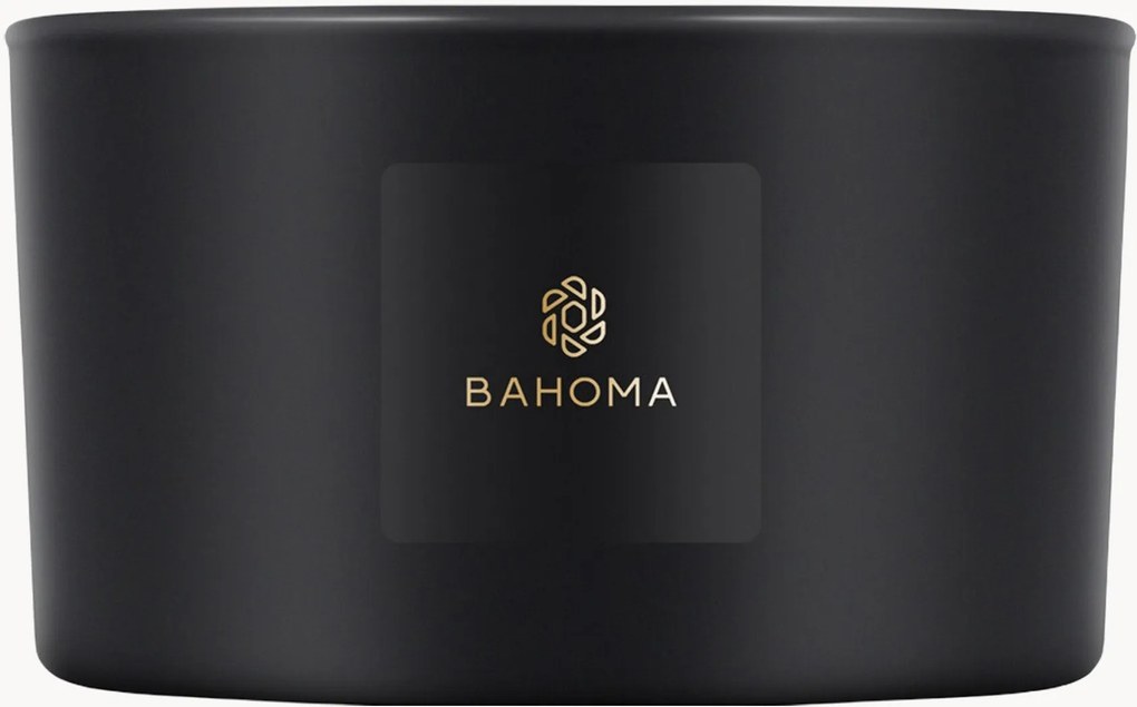 Vela de três pavios artesanal Ame des Indes (bergamota, jasmim, almíscar)