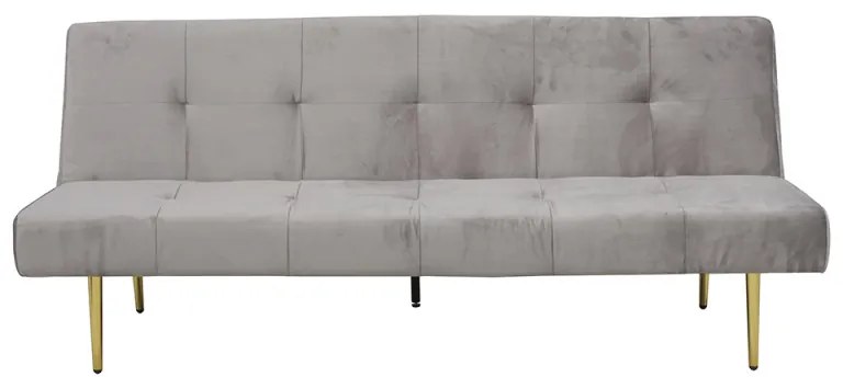 Poltrona Cama Dilin Veludo - Cinza