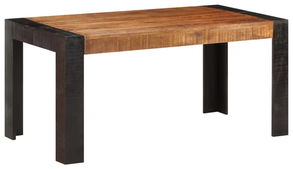 Mesa de jantar 160x80x76 cm madeira mangueira maciça