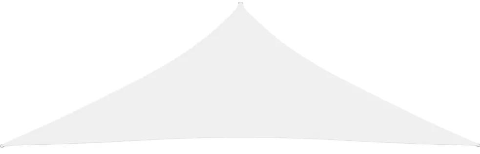Para-sol vela tecido oxford triangular 3,5x3,5x4,9 m branco