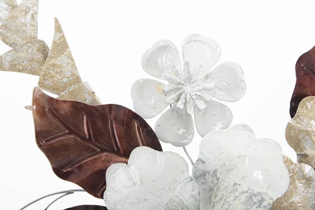 PAINEL DE FERRO DE PAREDE 3D BOUQUET CM 83X8,5X55 MULTICOLOR