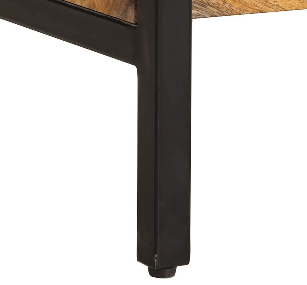 Mesa consola 140x35x70 cm madeira de mangueira maciça