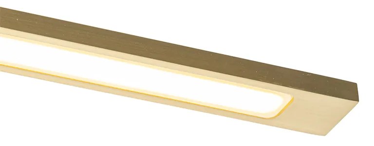 Candeeiro de parede latão 41,5 cm incl. LED IP44 - Jerre Design