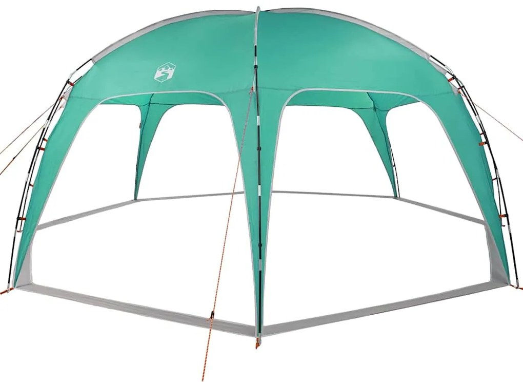 Tenda de festas impermeável verde mar