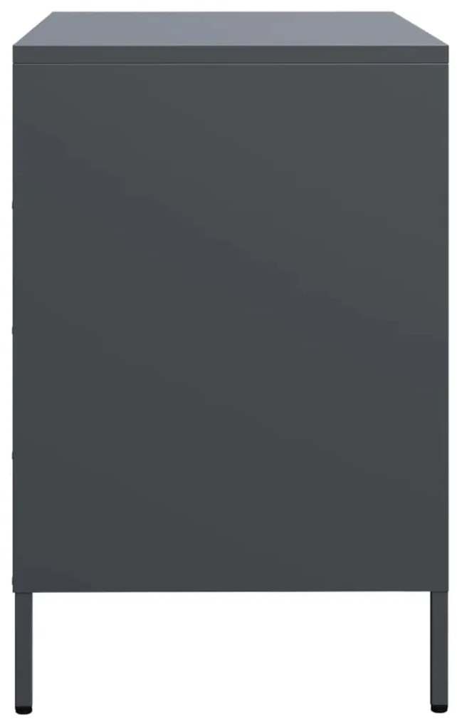 Aparador 68x39x58,5 cm aço laminado a frio antracite