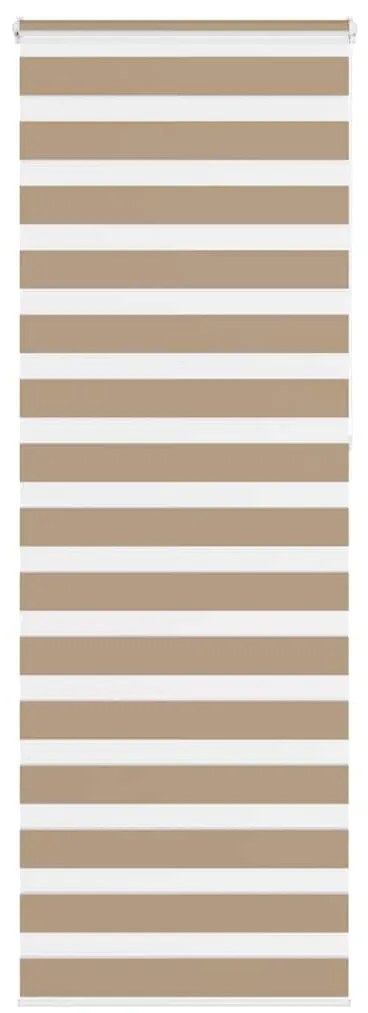 vidaXL Cortina de zebra 80x230 cm largura do tecido 75,9 cm poliéster