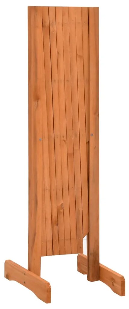 Vedação em treliça para jardim 150x80 cm abeto maciço laranja