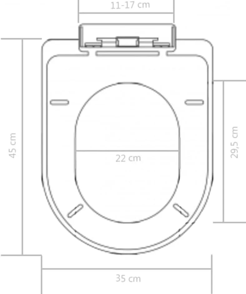 Tampo de sanita fecho suave com design remoção rápida preto