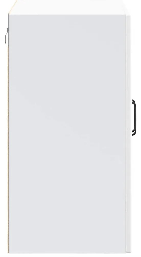 Armário de parede de cozinha porta vidro Lucca branco