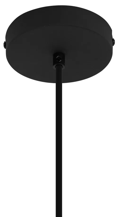 Candeeiro de teto exterior preto IP44 - Cava