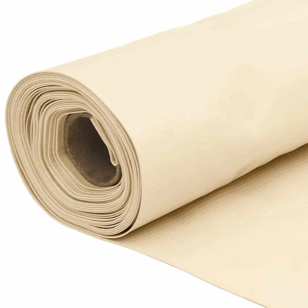 Tela de privacidade para varanda 500x75 cm PVC creme