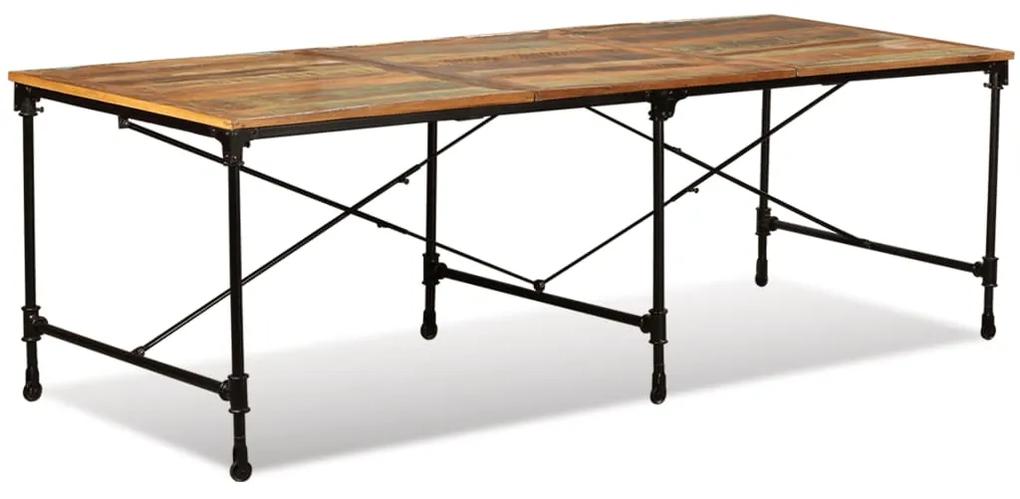 Mesa de jantar madeira reciclada maciça 240 cm