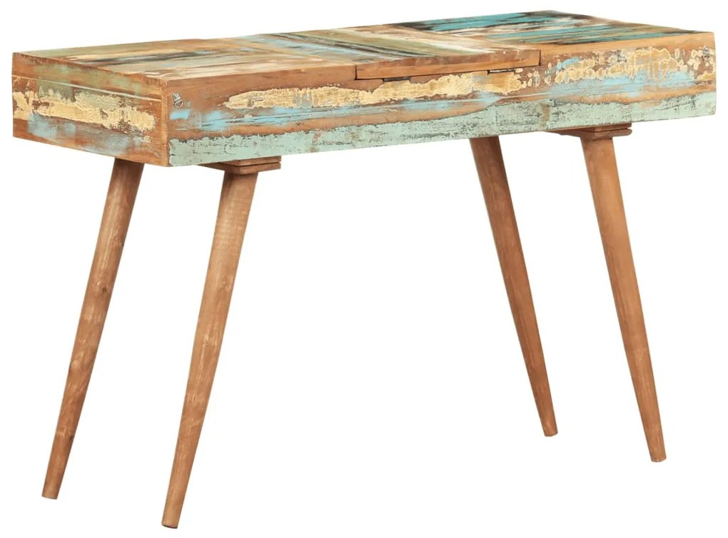 Toucador c/ espelho 112x45x76 cm madeira recuperada maciça