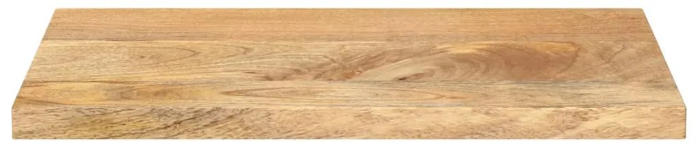 Tampo de mesa retangular 60x30x2,5 cm mangueira maciça
