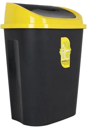 Caixote de Lixo para Reciclagem Lixo 25 L - Verde