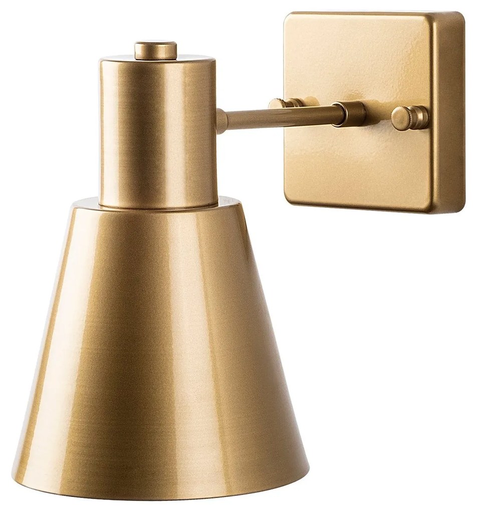 Candeeiro de Parede Funnel – Dourado – 14 x 24 x 21 cm