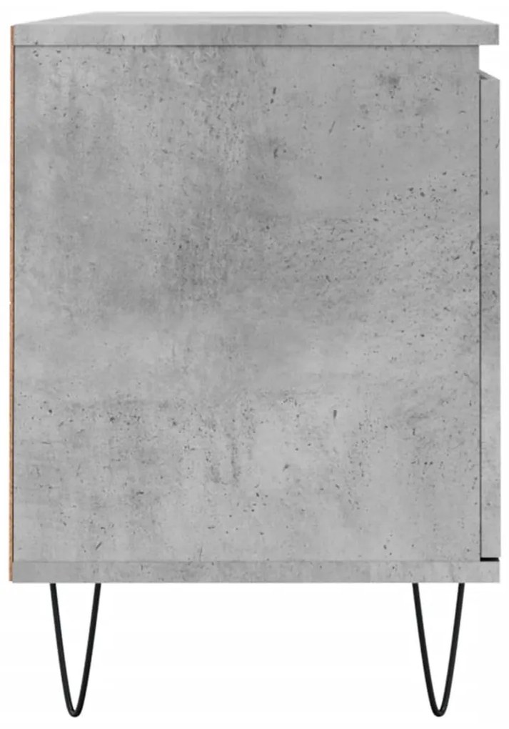 Móvel de TV 104x35x50 cm derivados de madeira cinzento cimento