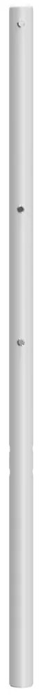 Cabeceira de cama 200 cm metal branco