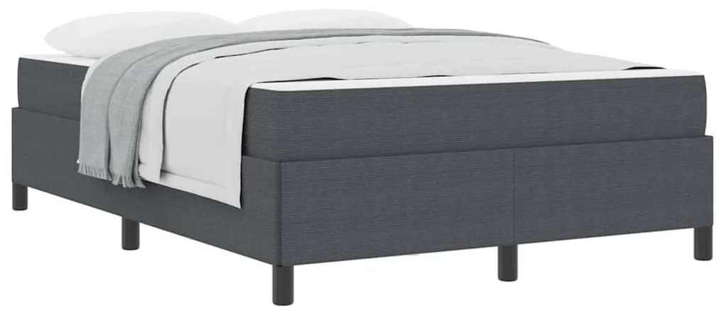 Estrutura da Cama Outros Cinzento escuro 140 x 200 cm