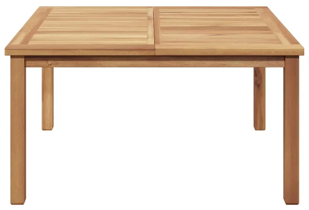 Mesa de centro Castanho 85 x 85 x 45 cm Madeira de teca sólida