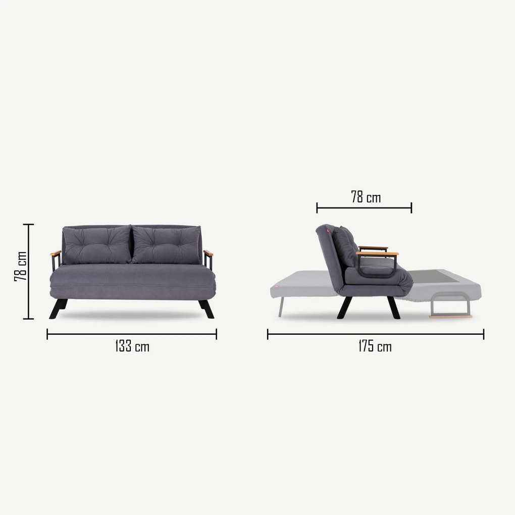 Conjunto de Mobiliário de Sala Ekol – Creme – Unidades: 145x45x37 cm,