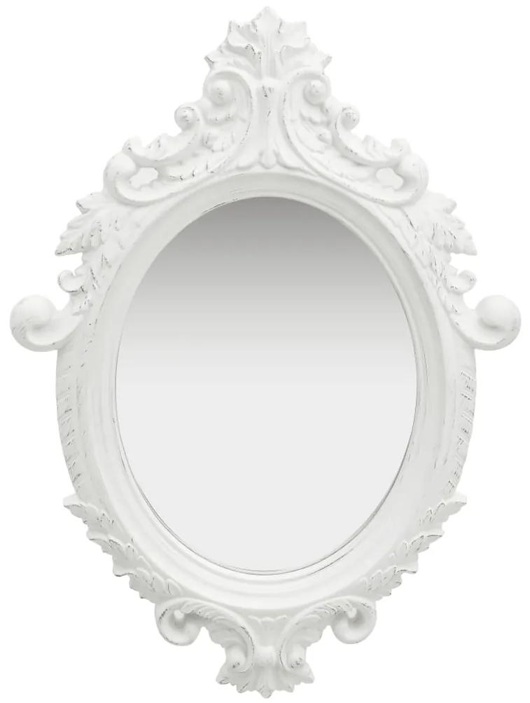 320356 vidaXL Espelho de parede estilo castelo 56x76 cm branco