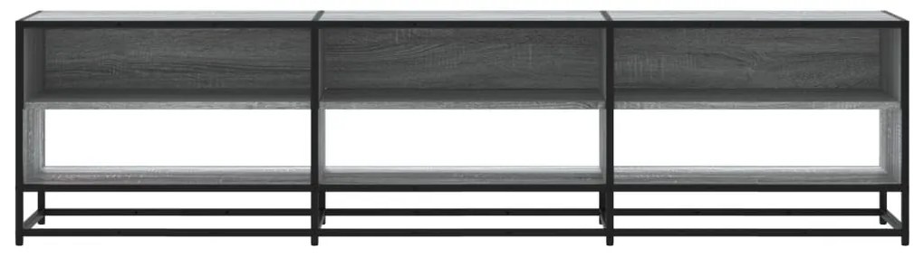 Móvel de TV 180x40x46 cm derivados de madeira cinzento sonoma