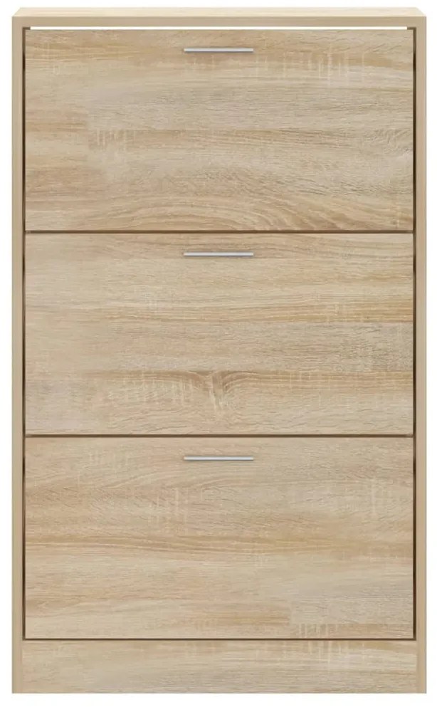 Sapateira 63x24x103 cm derivados de madeira carvalho sonoma